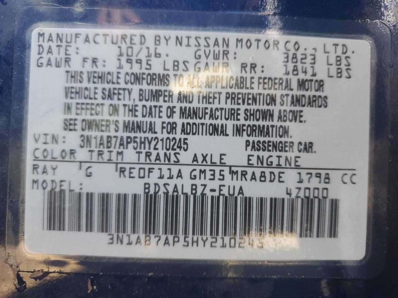 2017 Nissan Sentra - Image 13