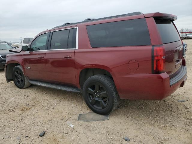  CHEVROLET SUBURBAN 2016 Бордовий