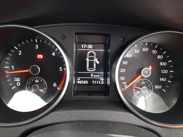 2012 VOLKSWAGEN GOLF S BLU