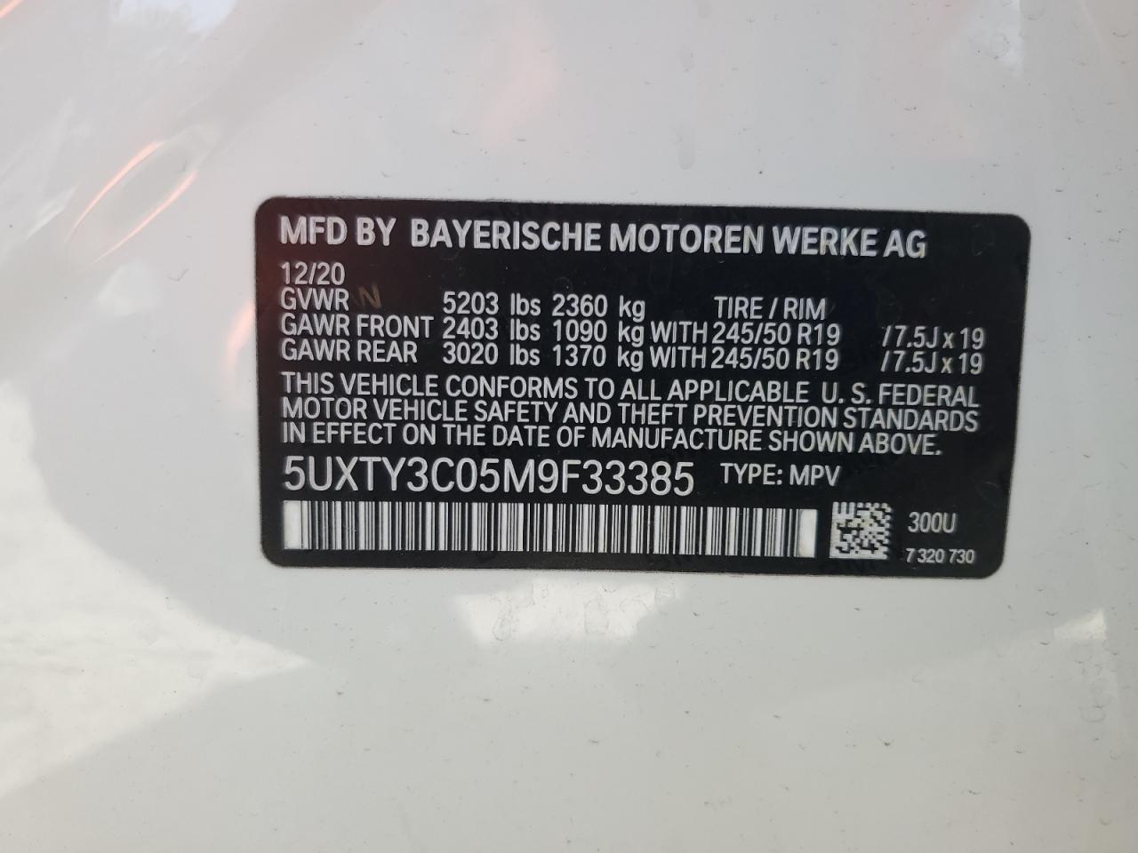 2021 BMW X3 - Image 13