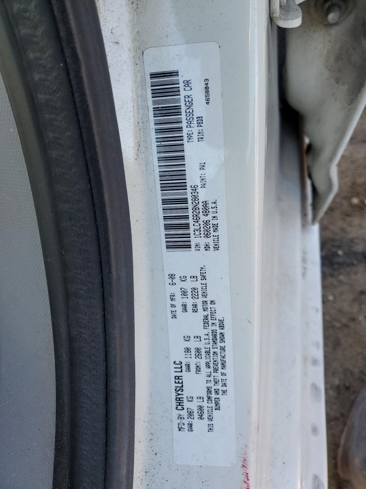 2008 Chrysler Sebring Lx VIN: 1C3LC46R28N280346 Lot: 43359885