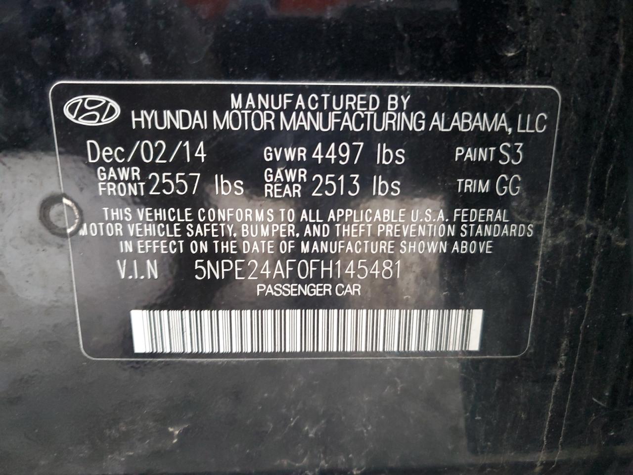 2015 Hyundai Sonata - Image 12