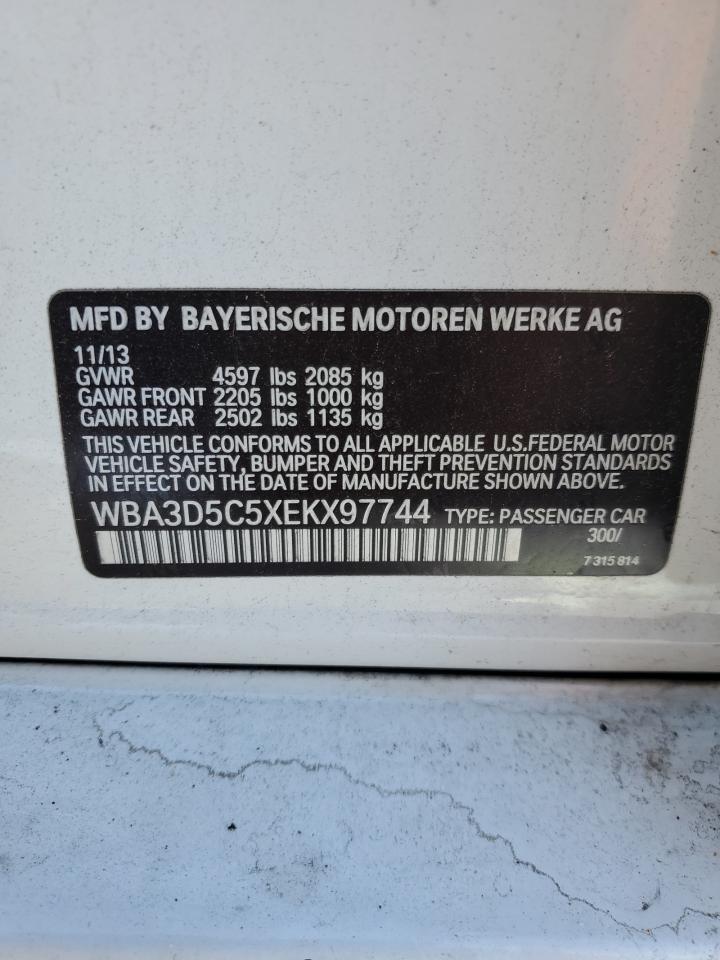 2014 BMW 328 D xDrive VIN: WBA3D5C5XEKX97744 Lot: 41378045