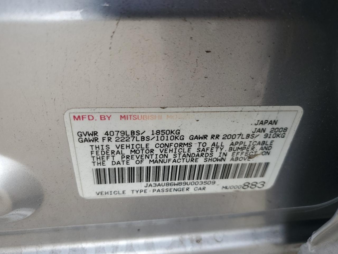 2009 Mitsubishi Lancer - Image 14