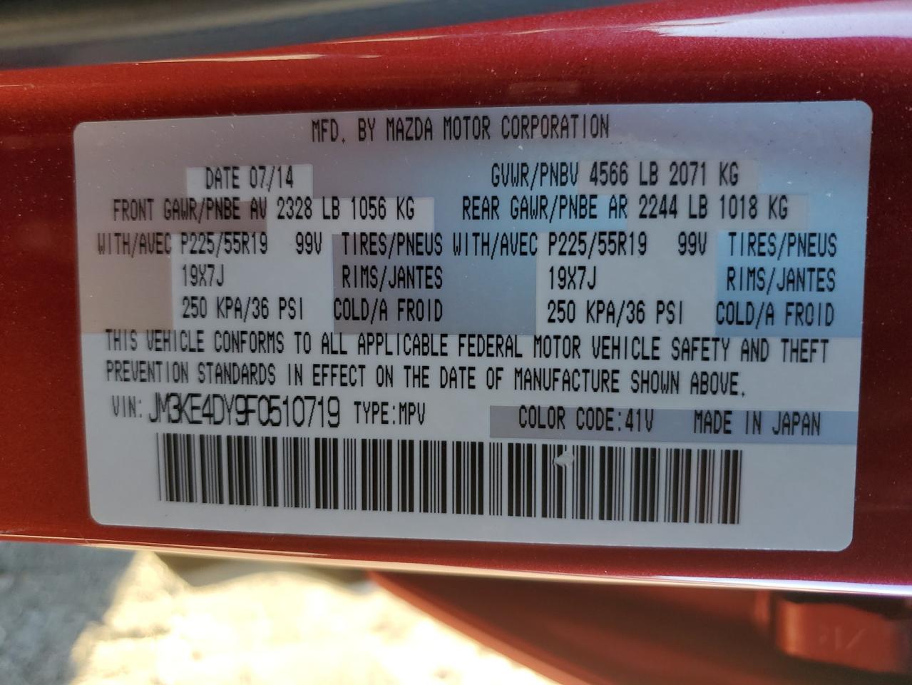 JM3KE4DY9F0510719 2015 MAZDA CX-5 - Image 13