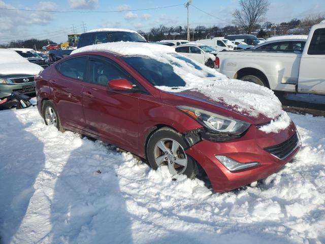  HYUNDAI ELANTRA 2015 Red