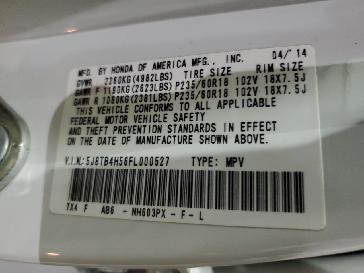 2015 Acura RDX - Image 14