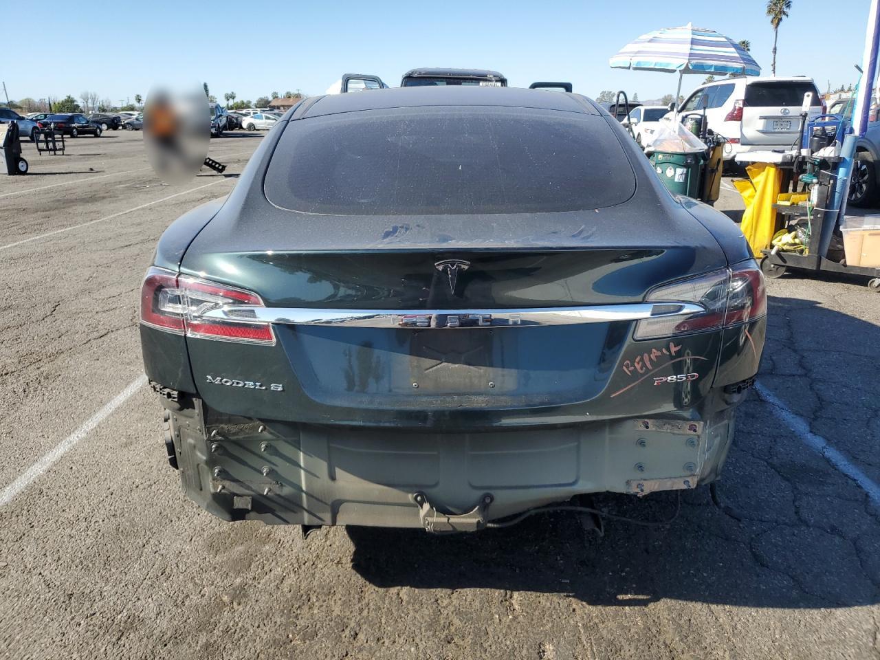 VIN 5YJSA1H25EFP62945 2014 TESLA MODEL S no.6