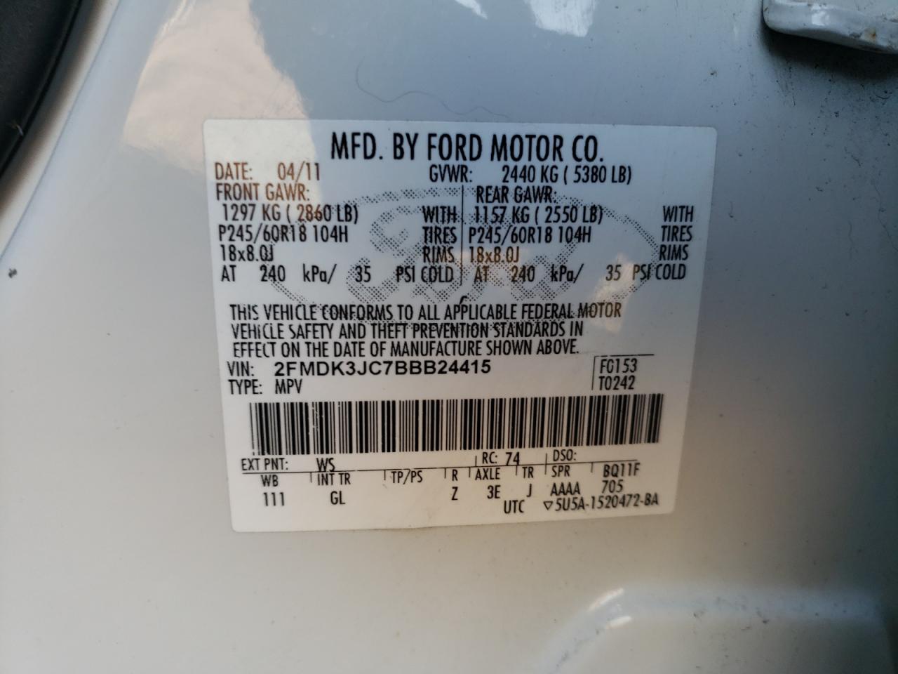 2011 Ford Edge - Image 16