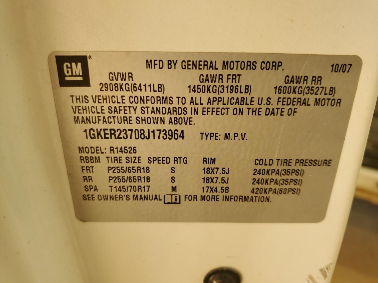2008 GMC Acadia - Image 13