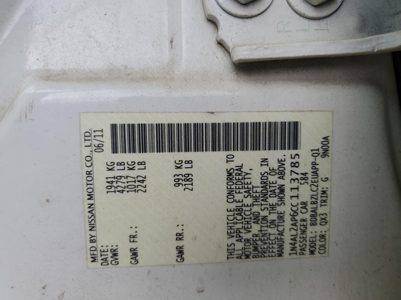 2012 Nissan Altima - Image 12