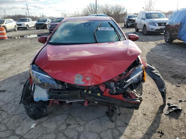  TOYOTA COROLLA 2018 Czerwony