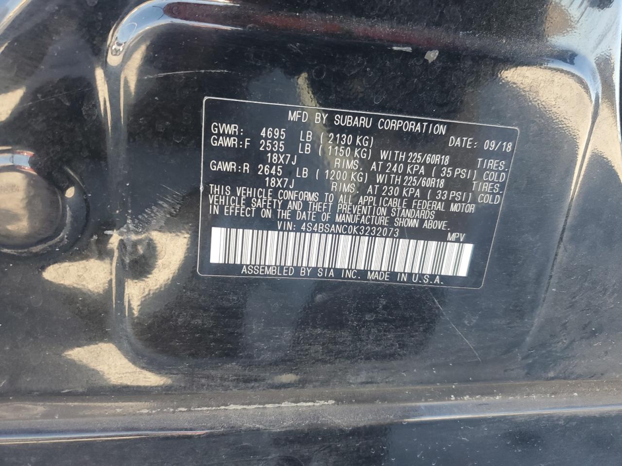 2019 Subaru Outback - Image 14