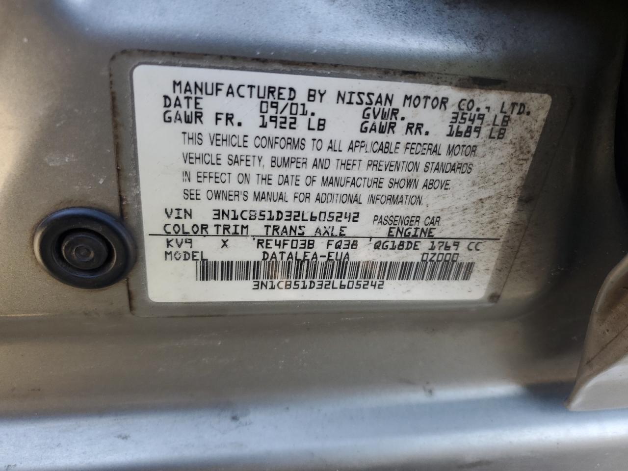 2002 Nissan Sentra - Image 12