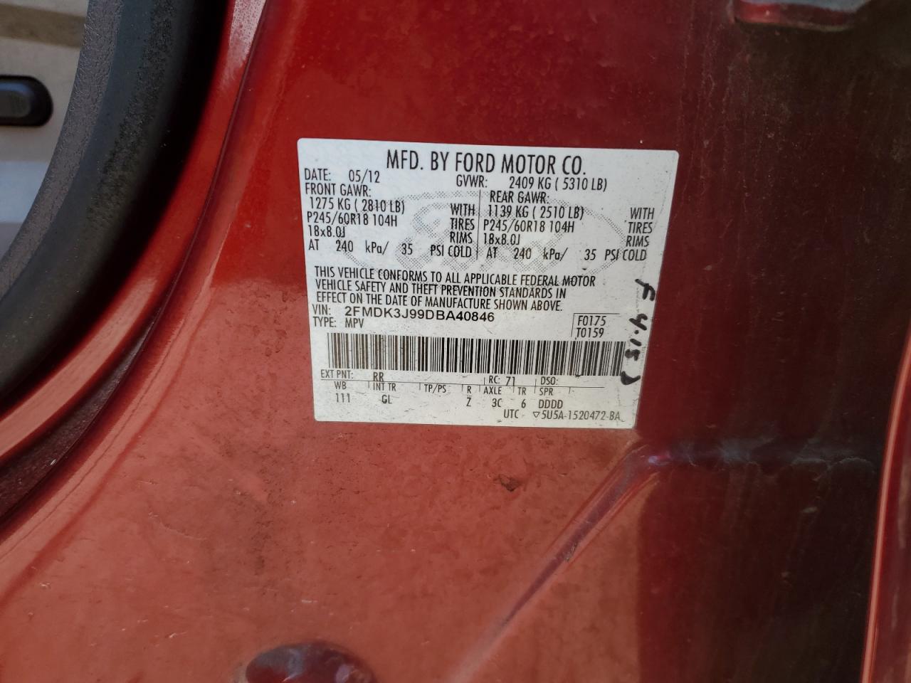 2013 Ford Edge - Image 13