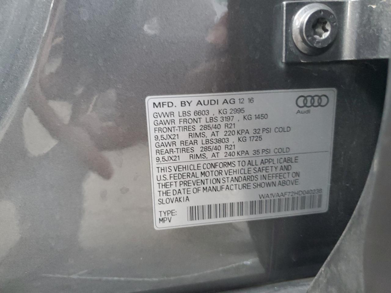 2017 Audi Q7 - Image 13