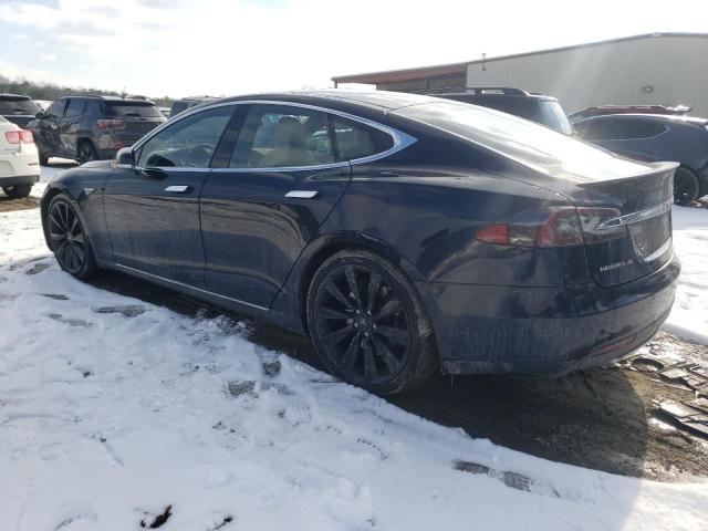 Хэтчбеки TESLA MODEL S 2014 Синий