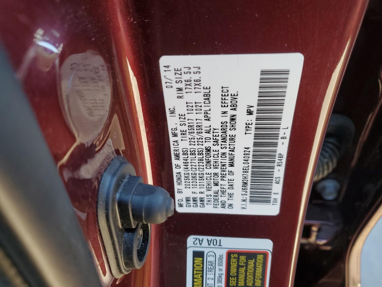 2014 Honda CR-V - Image 14