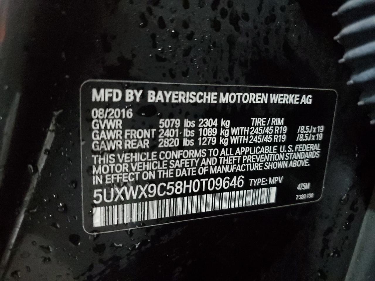 2017 BMW X3 - Image 13