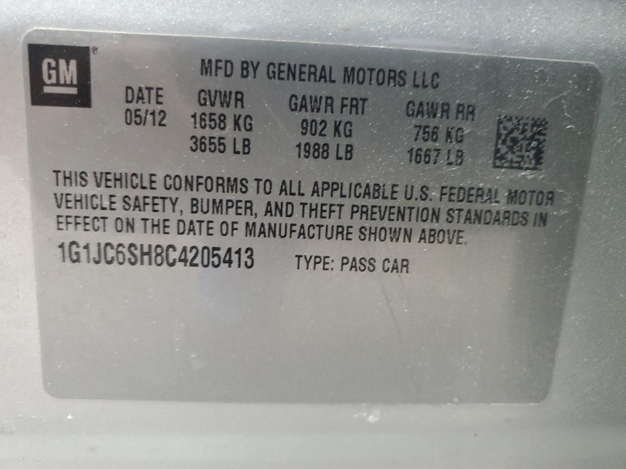 2012 Chevrolet Sonic - Image 14