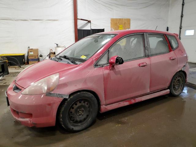 2007 Honda Fit S за продажба в Center Rutland, VT - Rear End