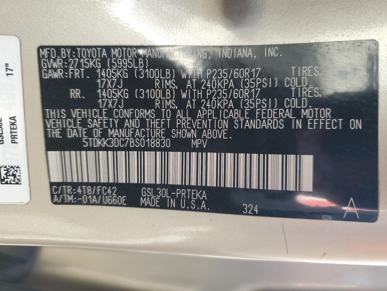 2011 Toyota Sienna - Image 13