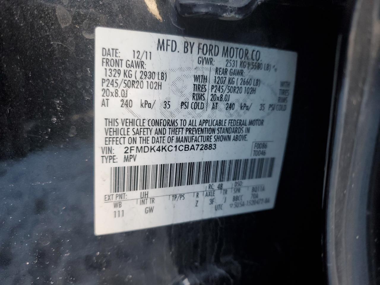 2012 Ford Edge - Image 13