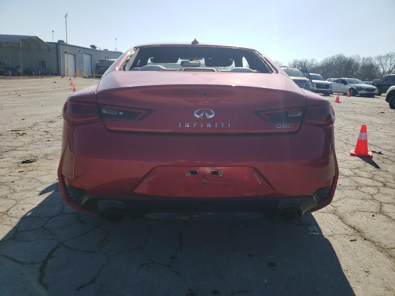 2017 Infiniti Q60 Red Sport 400 VIN: JN1FV7EK3HM611081 Lot: 42357495