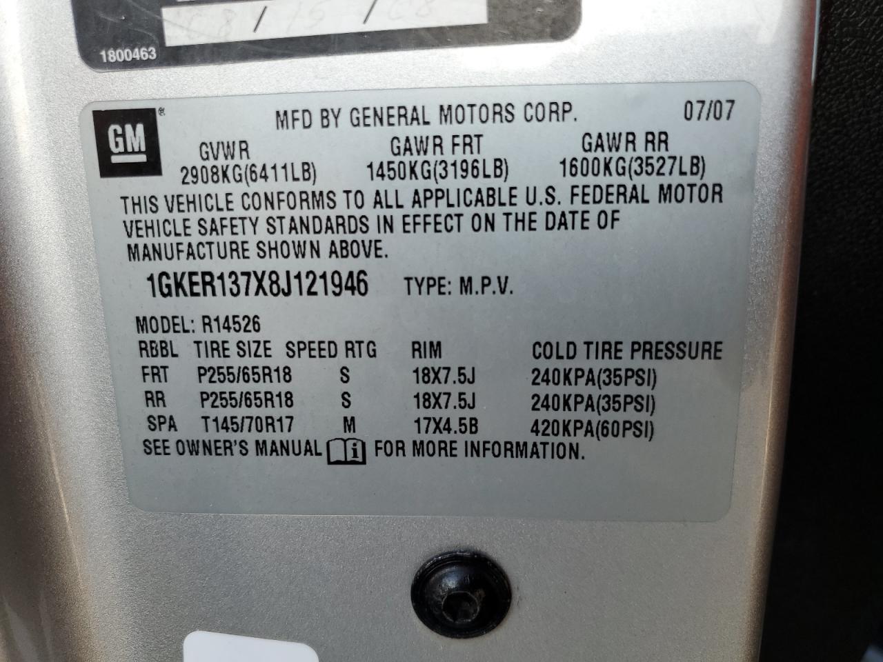 2008 GMC Acadia - Image 13