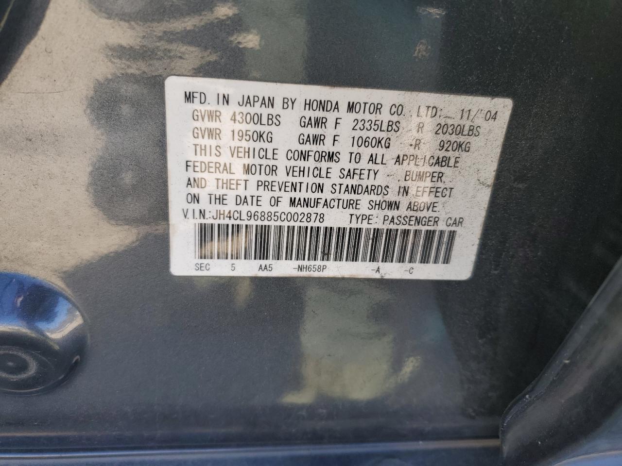 2005 Acura TSX - Image 12