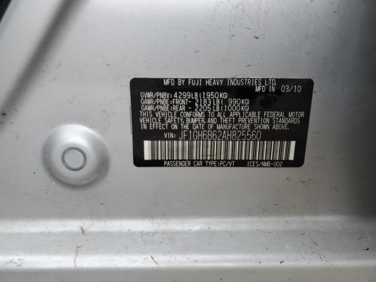 2010 Subaru Impreza - Image 13