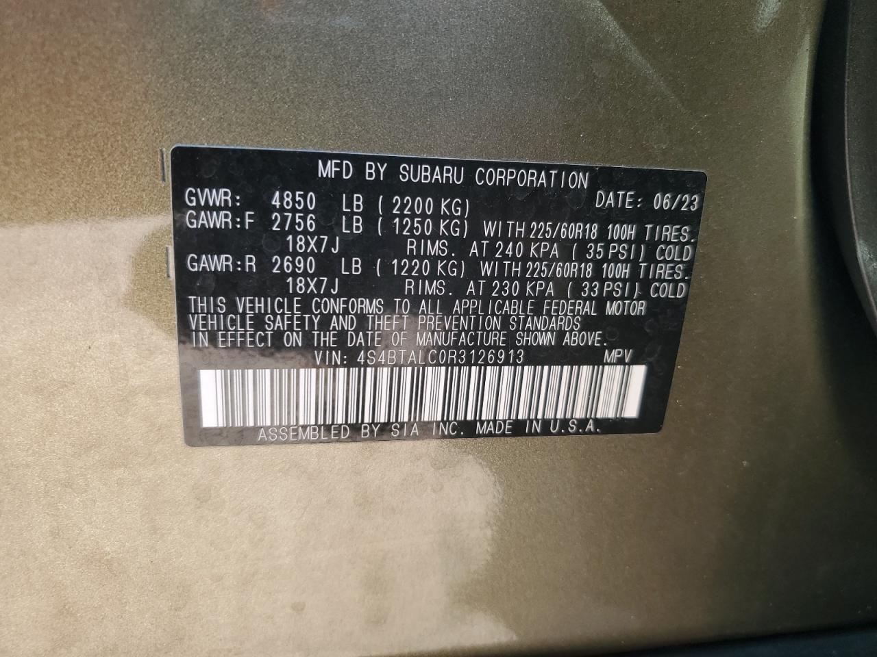 2024 Subaru Outback - Image 15