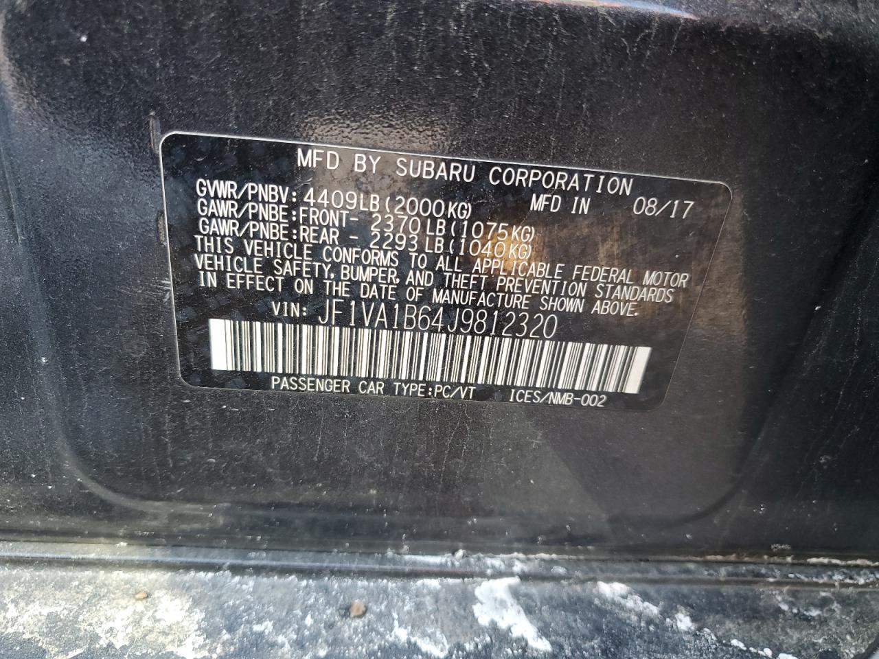 2018 Subaru WRX - Image 12