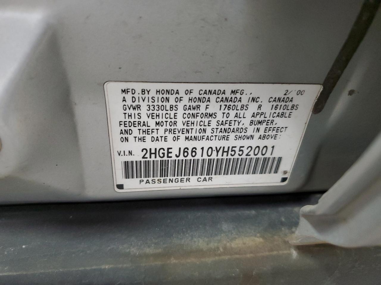 2000 Honda Civic - Image 12