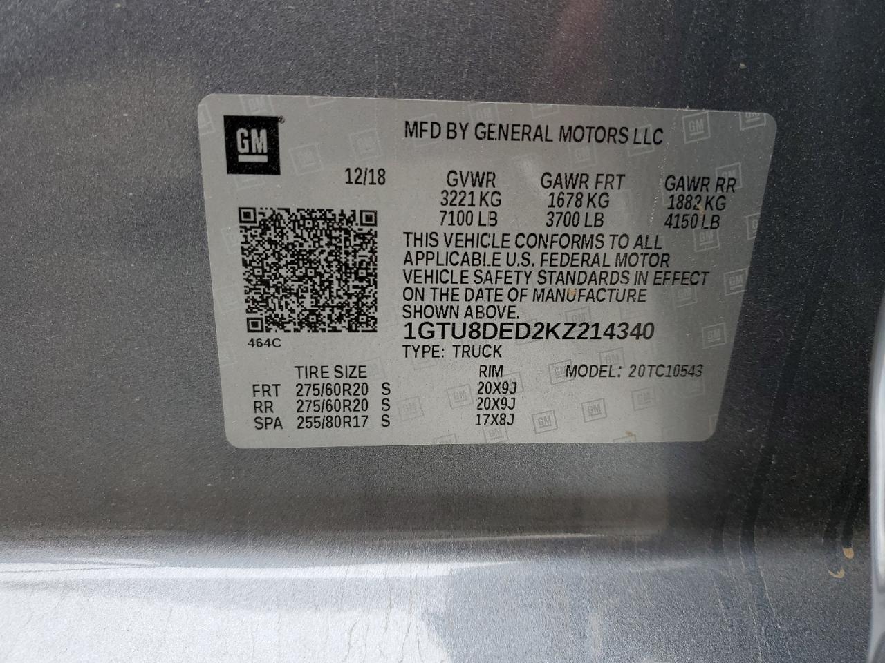 2019 GMC Sierra - Image 12
