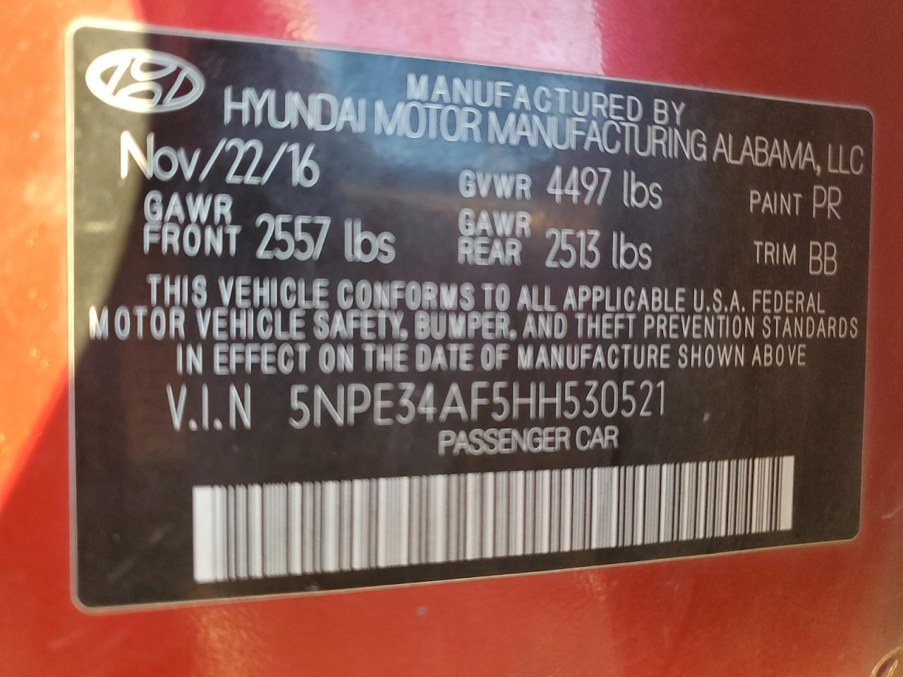 2017 Hyundai Sonata - Image 14