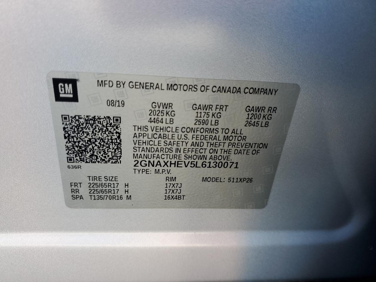 2020 Chevrolet Equinox - Image 16