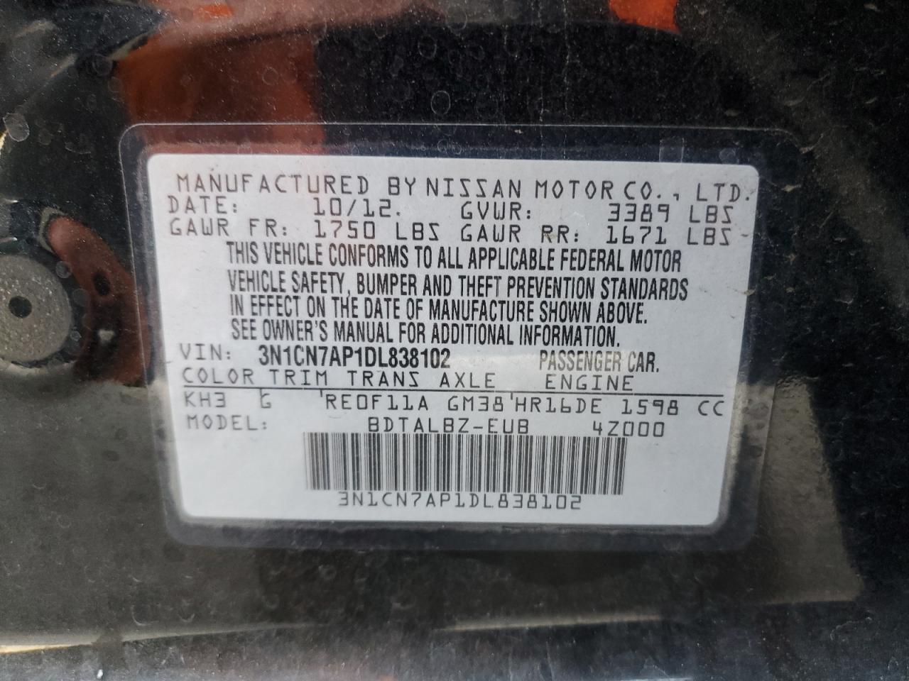 2013 Nissan Versa - Image 14