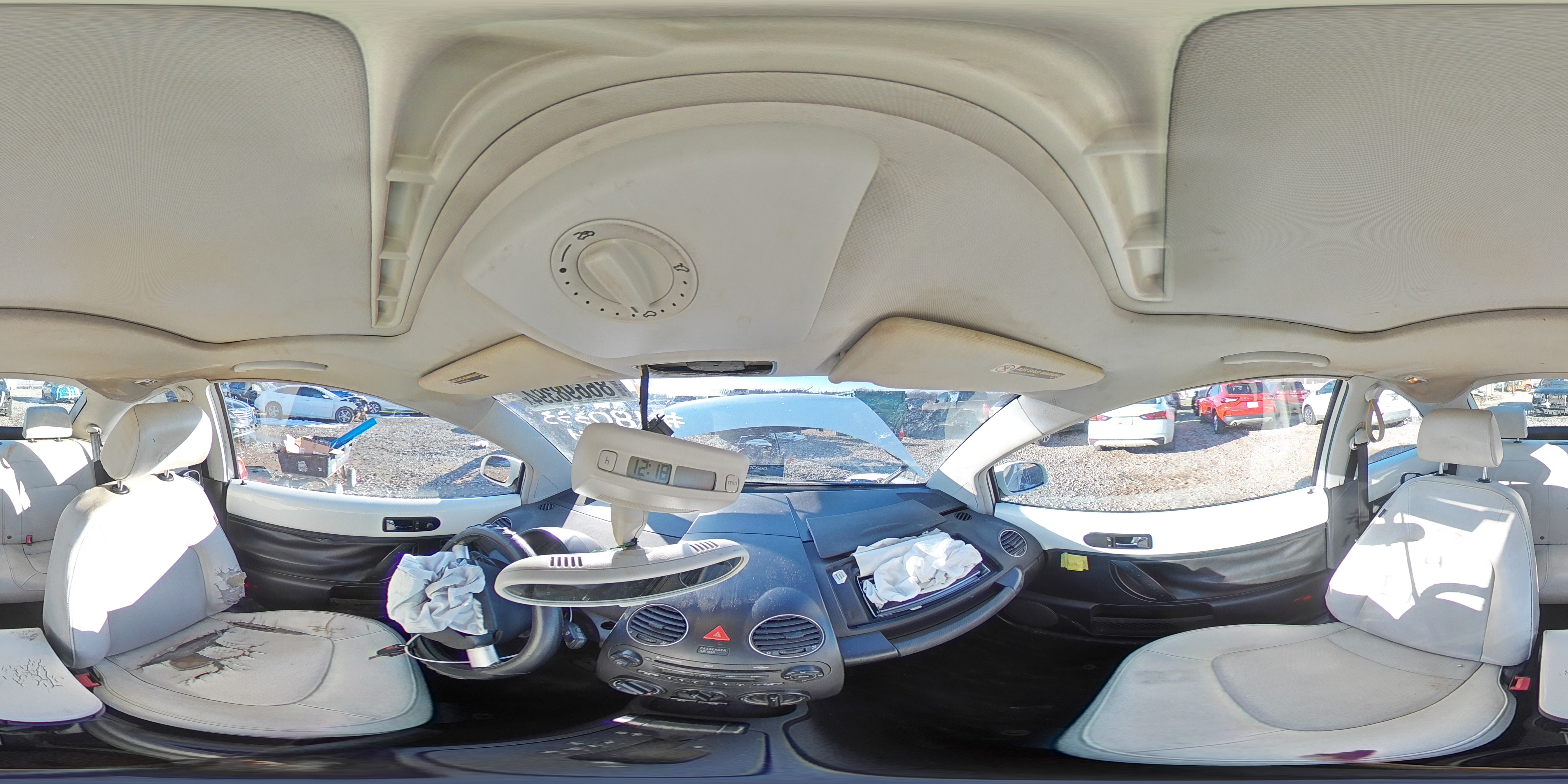 2008 Volkswagen New Beetle Triple White VIN: 3VWFW31C68M524651 Lot: 86698394