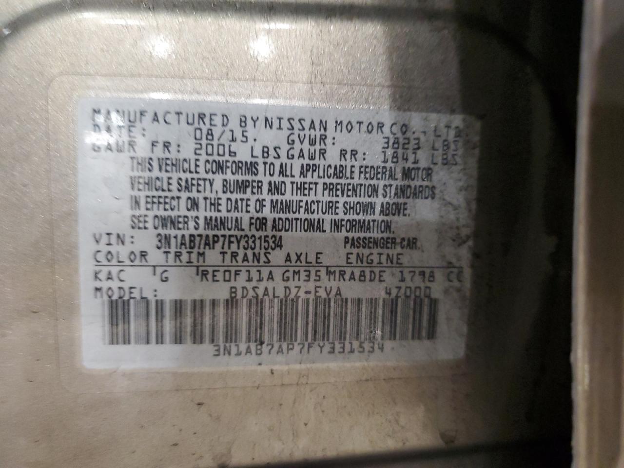 2015 Nissan Sentra - Image 13