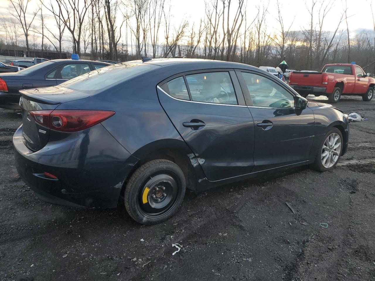 VIN JM1BM1W30E1195507 2014 MAZDA 3 no.3