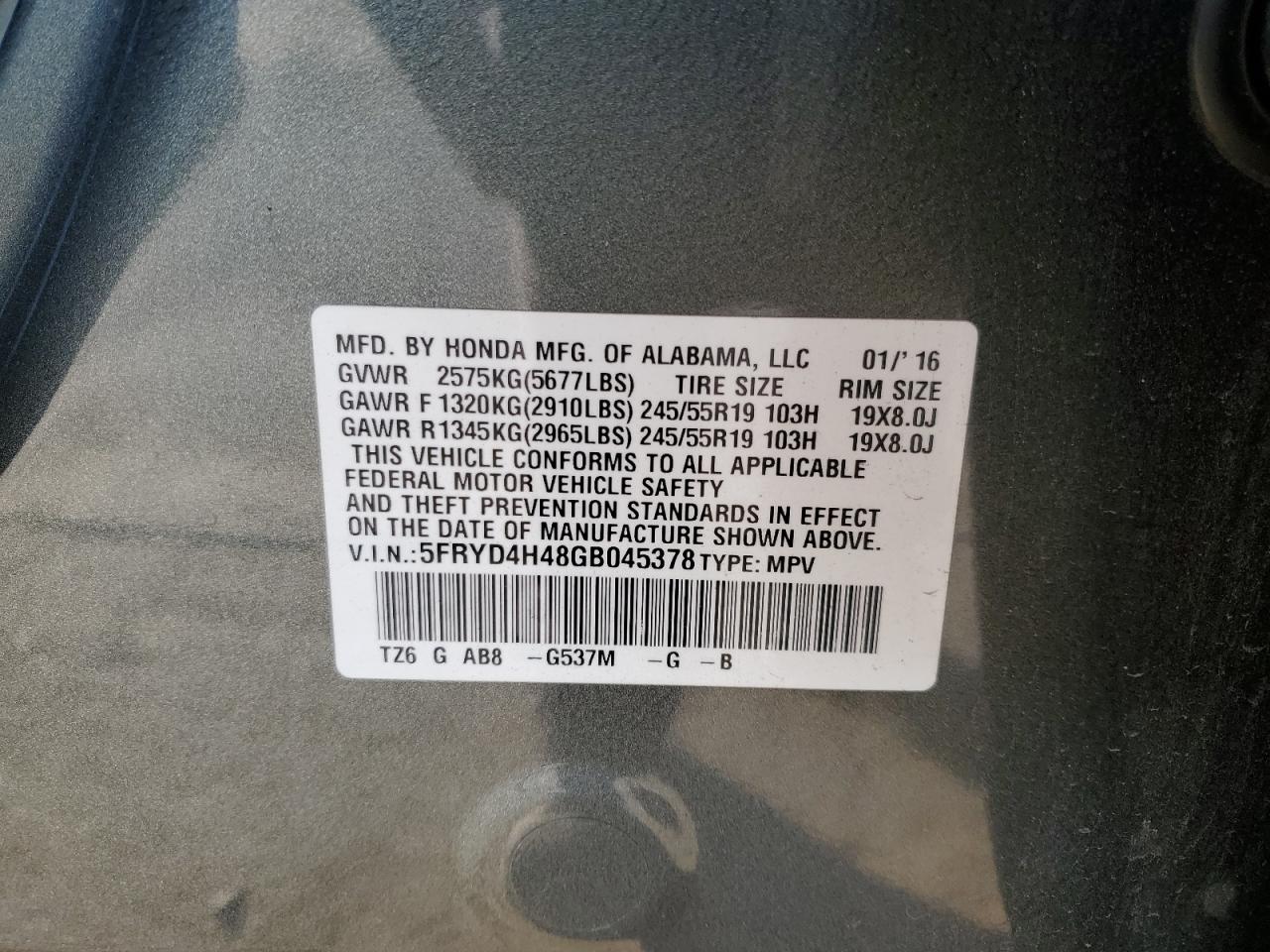 2016 Acura MDX - Image 13