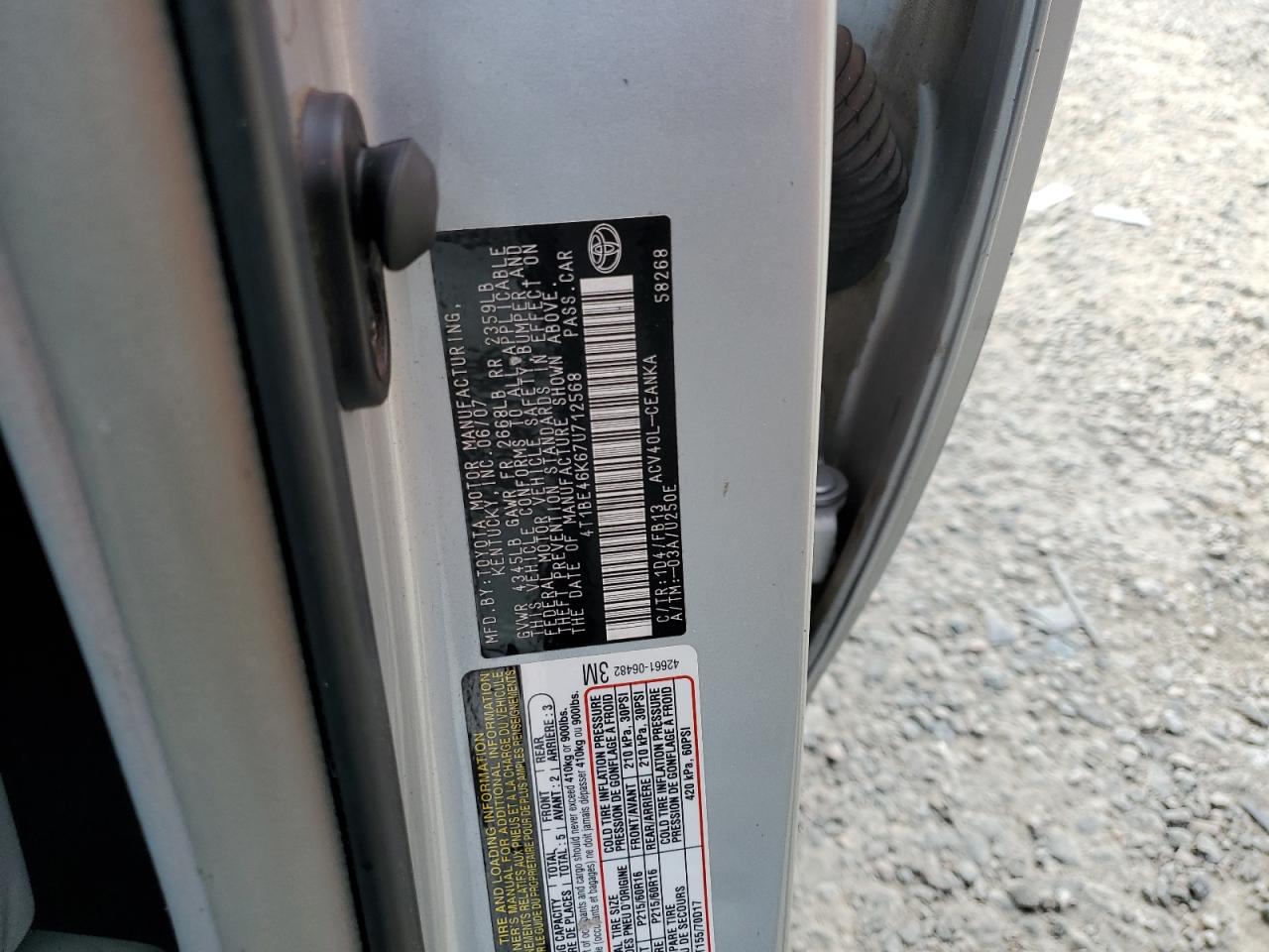 2007 Toyota Camry - Image 13