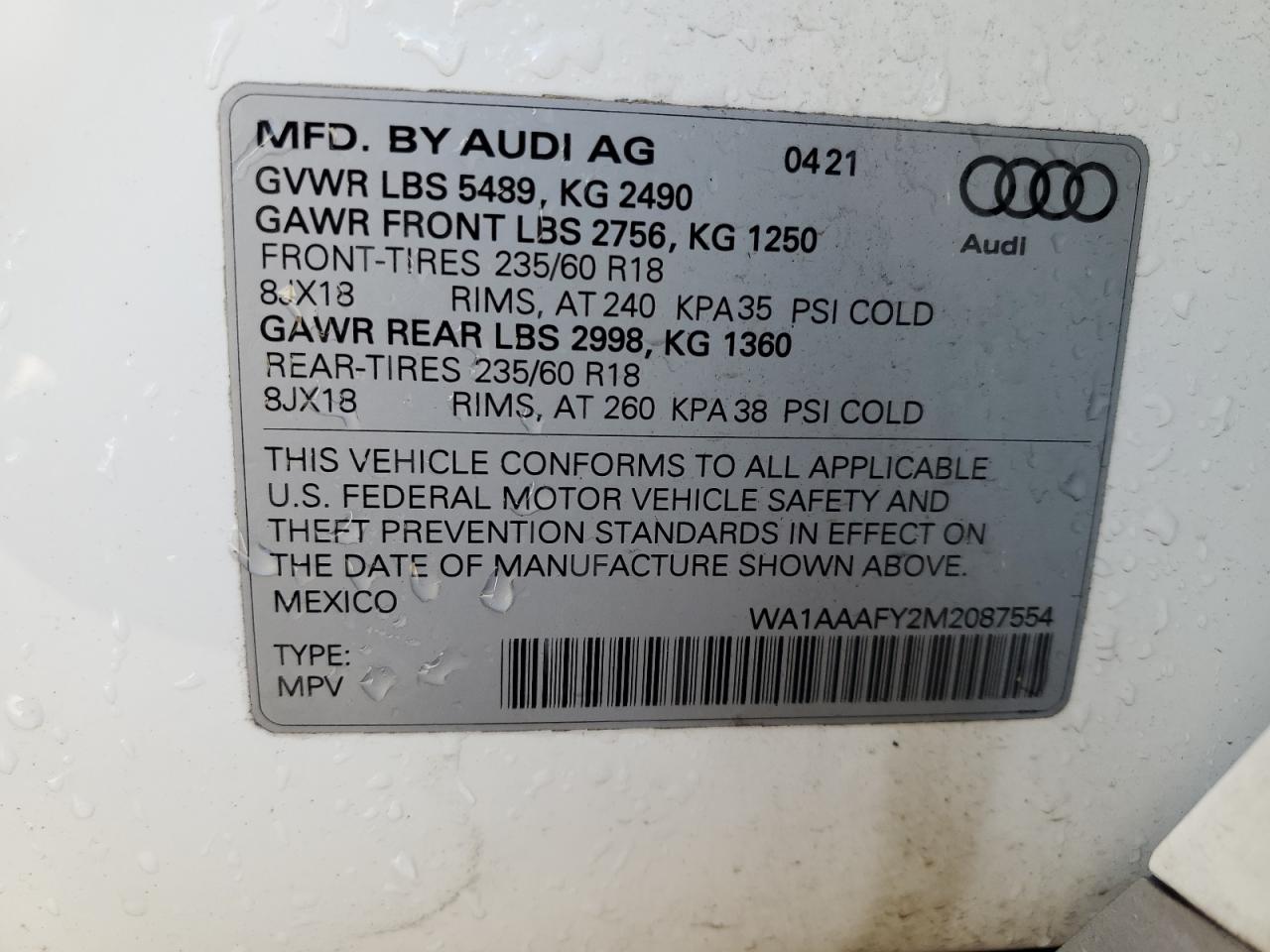 2021 Audi Q5 - Image 13