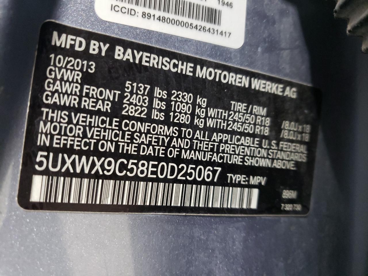 2014 BMW X3 - Image 13