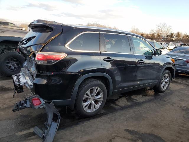  TOYOTA HIGHLANDER 2015 Чорний