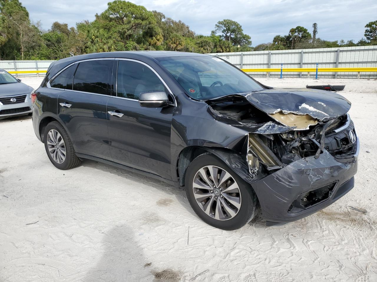 VIN 5FRYD3H42EB016949 2014 ACURA MDX no.4