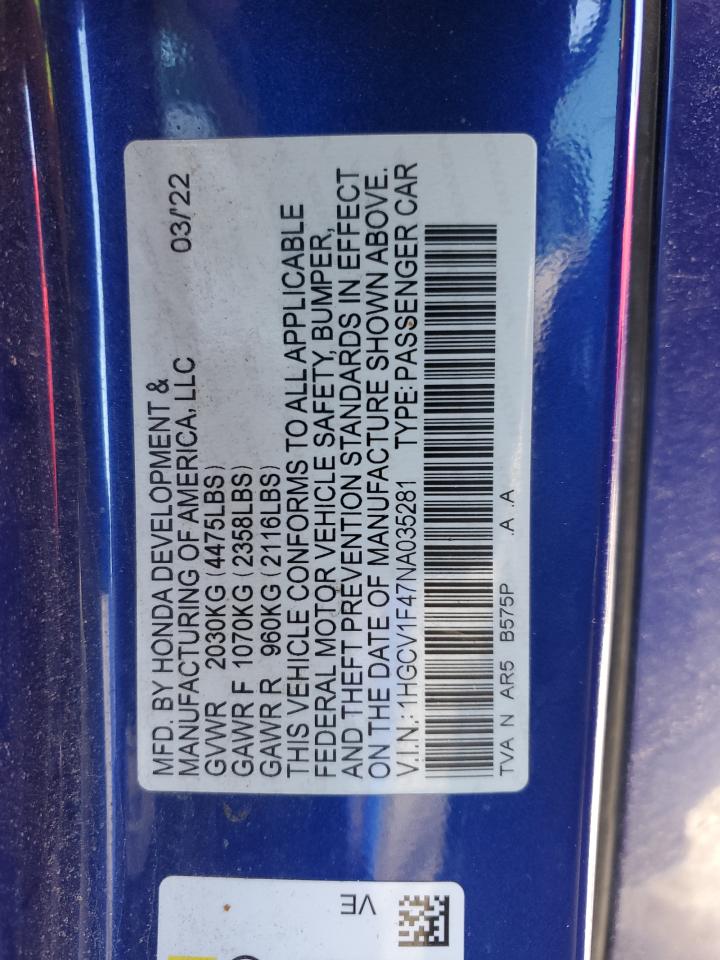 2022 Honda Accord - Image 14