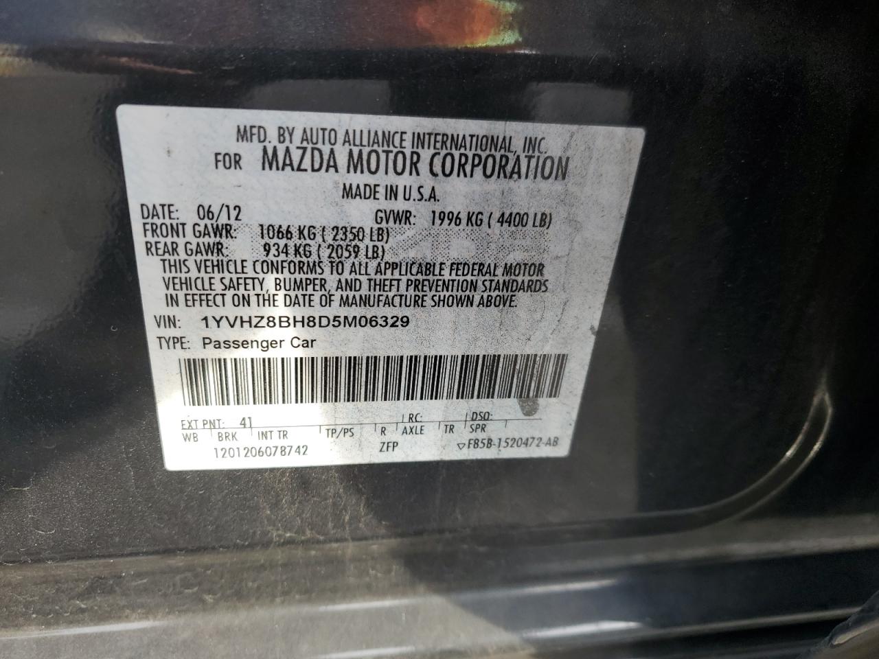 2013 Mazda 6 - Image 12