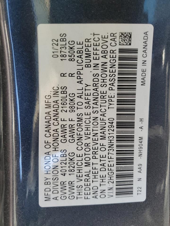 2022 Honda Civic - Image 12